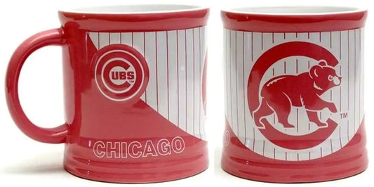 Chicago Cubs Pink Stripe MLB Mug 15oz – Official Licensed Ceramic Coffee Cup