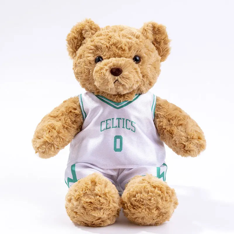 Sports Fan Teddy Bear Plush Soft Athlete-Themed Collectible Stuffed Toy TED