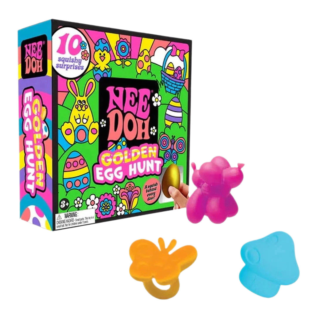 Easter Squishy Blind Box Toy Set - Surprise Golden Egg Sensory Collectibles