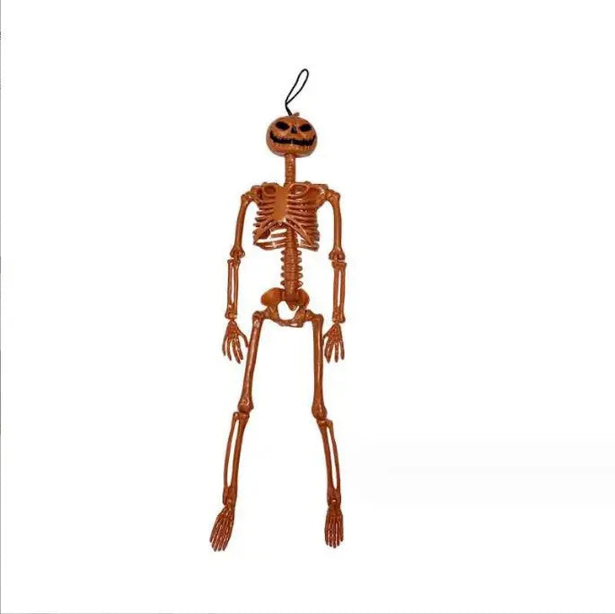 90cm Halloween Skeleton Decoration Poseable Full Body Plastic Skeleton Prop TED