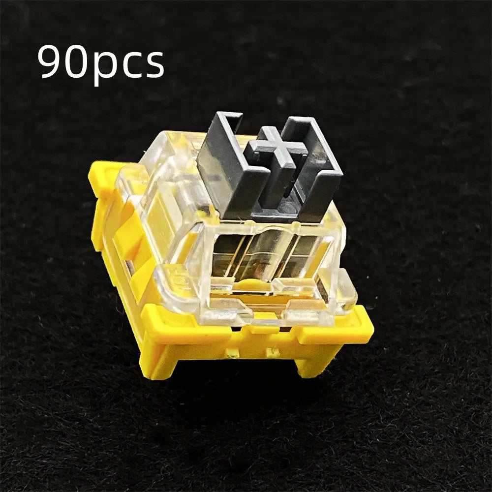 Silent Mechanical Keyboard Switches – Dustproof Custom Key Switch Set | Wireless Compatible (10–110 PCS) CJ