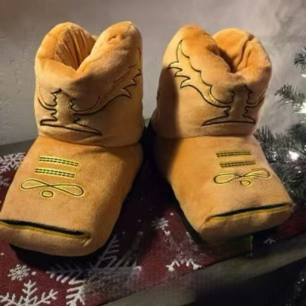 Cozy House Slipper Boots for Women - Warm Indoor Plush Winter Boot Slippers