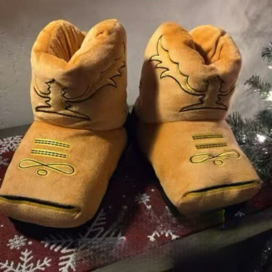 Cozy House Slipper Boots for Women - Warm Indoor Plush Winter Boot Slippers