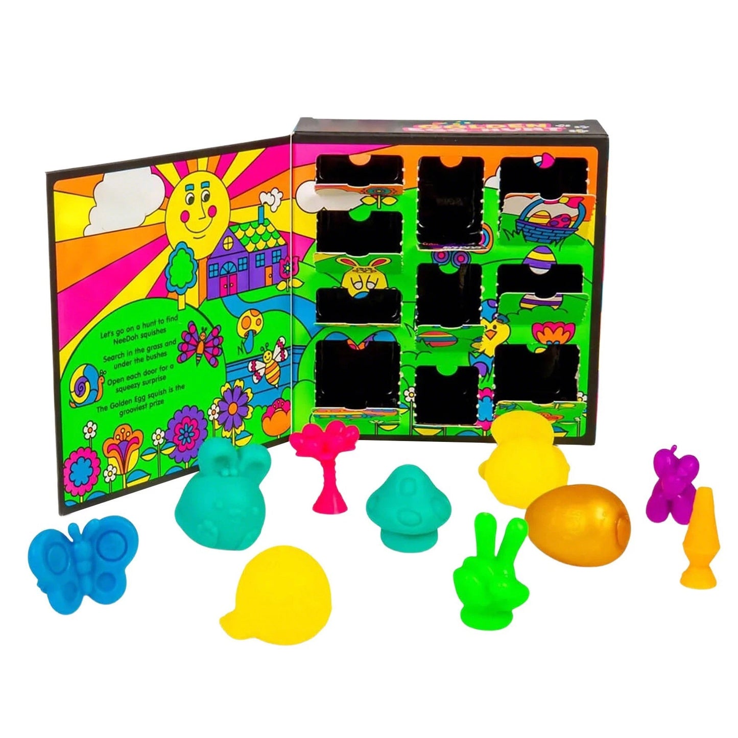 Easter Squishy Blind Box Toy Set - Surprise Golden Egg Sensory Collectibles