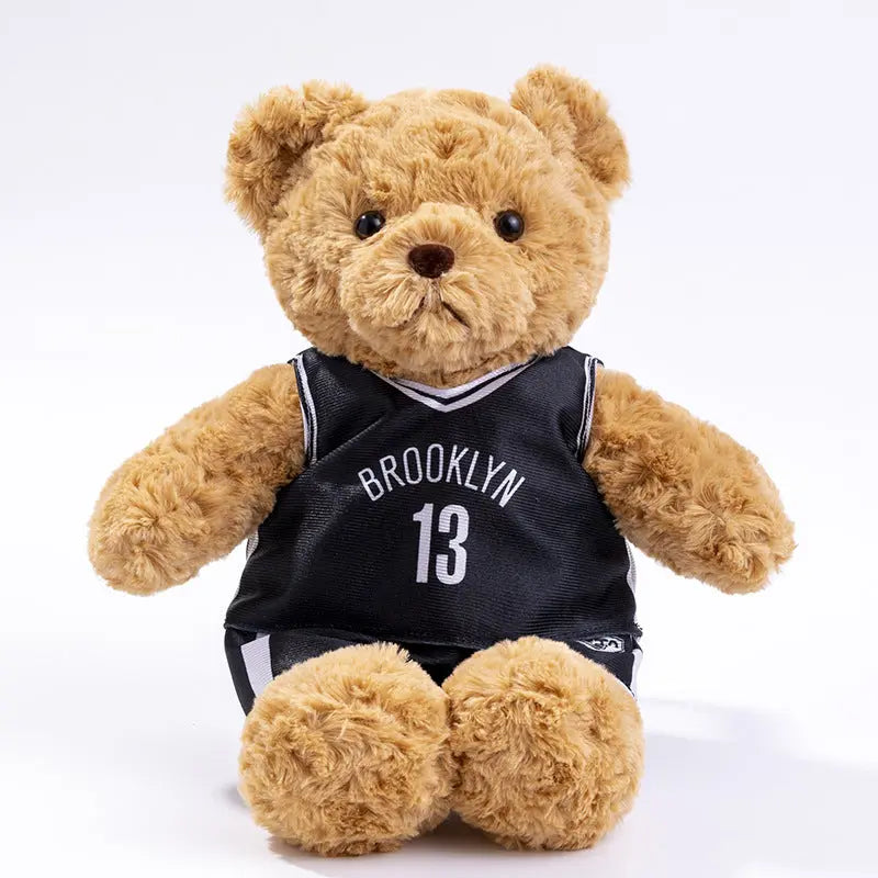Sports Fan Teddy Bear Plush Soft Athlete-Themed Collectible Stuffed Toy TED