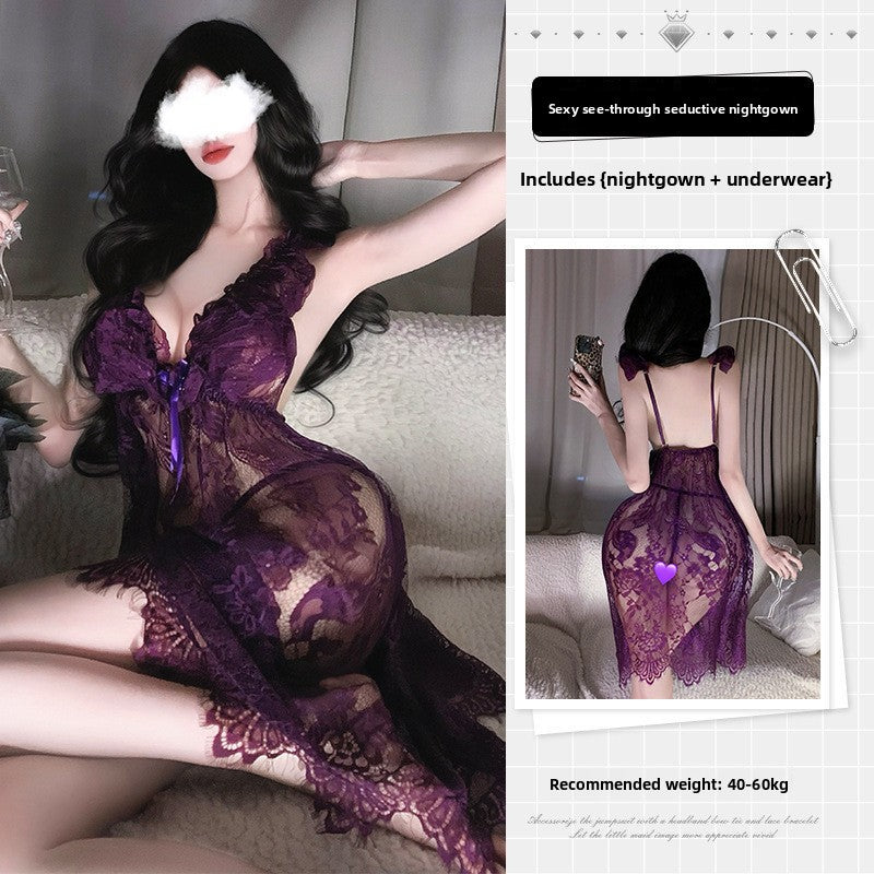 Women's Lace Nightgown | Romantic Bridal Sleepwear - EverCharm Gifts