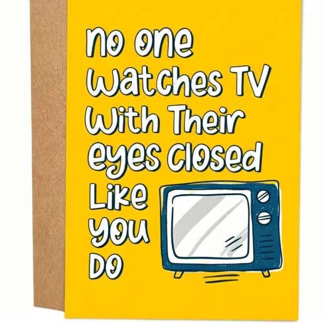 Funny Fathers Day Card - Humorous Modern Dad Card | Free Shipping