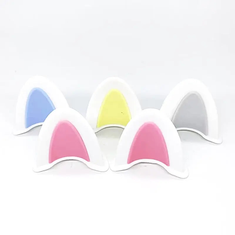 Helmet Cat Ear Accessories Cute Stick-On Helmet Decorations for Motorcycle & E-Bike TED