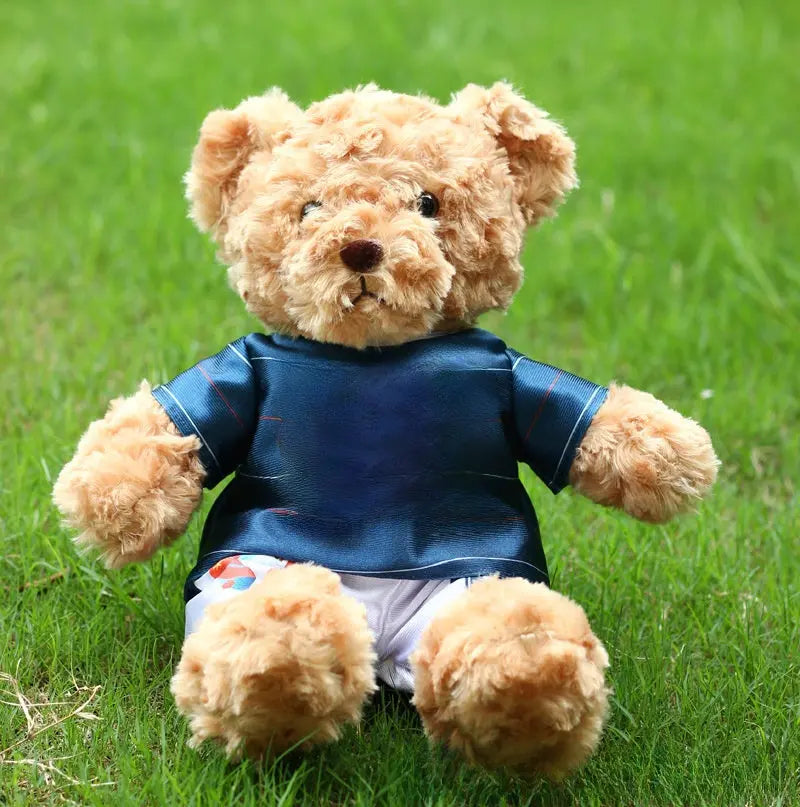 Sports Fan Teddy Bear Plush Soft Athlete-Themed Collectible Stuffed Toy TED