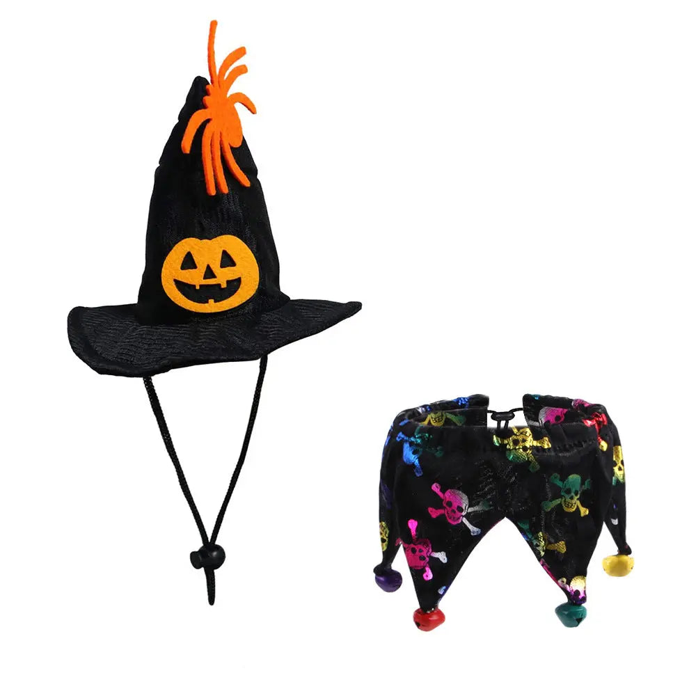 Halloween Hat and Scarf Set – Cozy Polyester Costume Accessories EPR