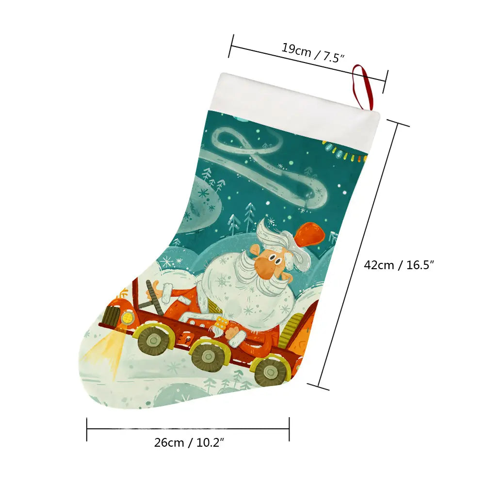 Christmas Stocking Sock – Plush Hanging Gift Bag for Holiday Decor EPR
