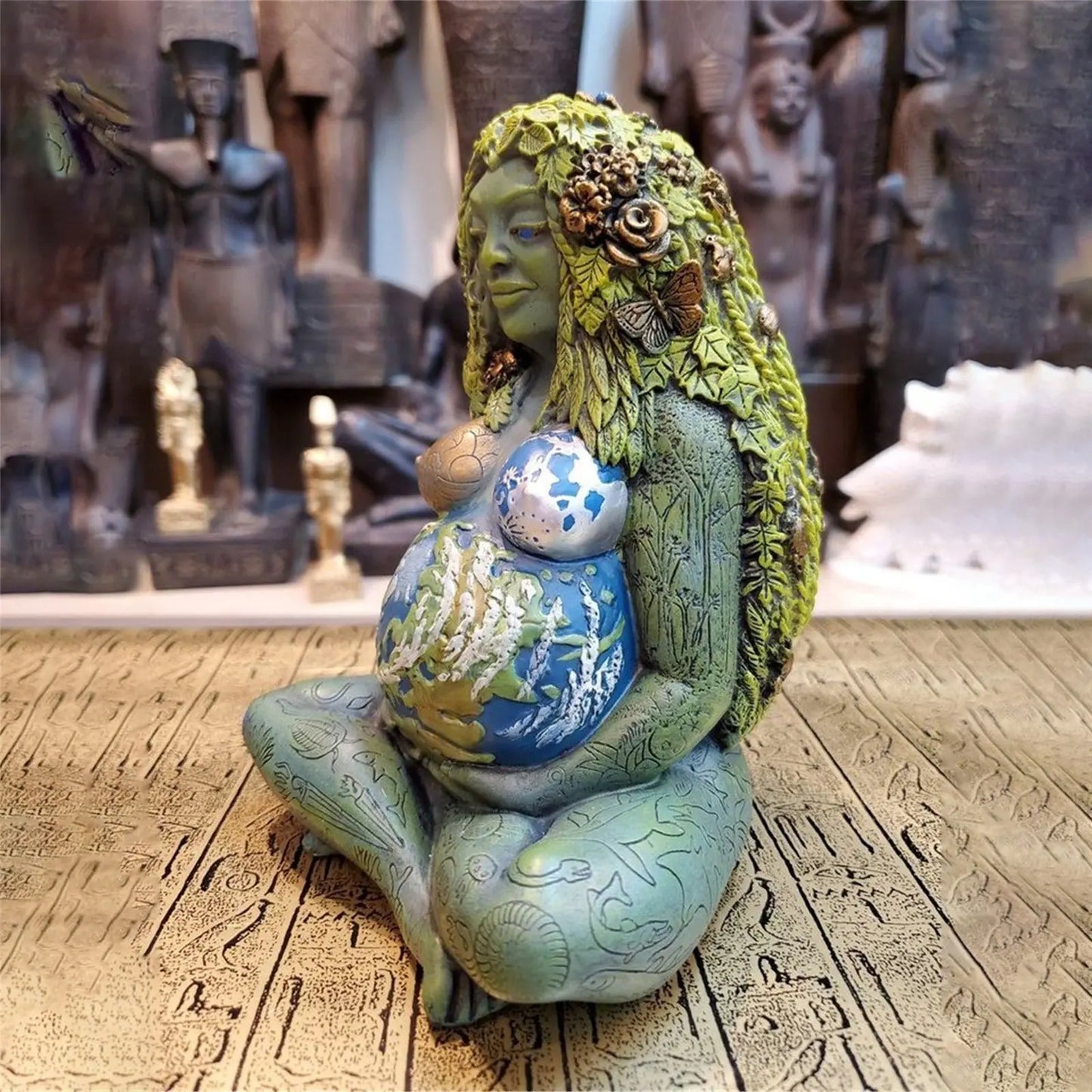 Mother’s Day Earth Mother Gaia Statue – Resin Goddess Garden & Home Décor EPR