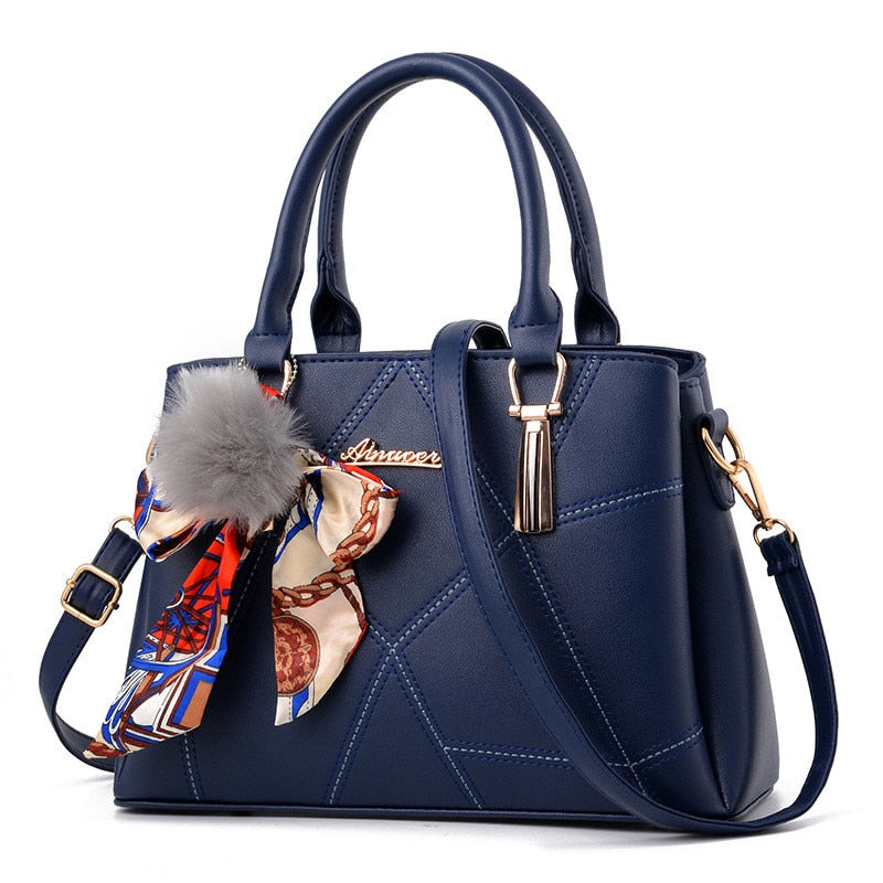 Vintage Leather Handbag | Designer Shoulder & Crossbody Satchel Bag - EverCharm Gifts