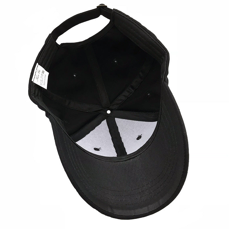 Embroidered Wave Baseball Cap for Men & Women – Adjustable Flat Brim Streetwear Hat | Free Shipping