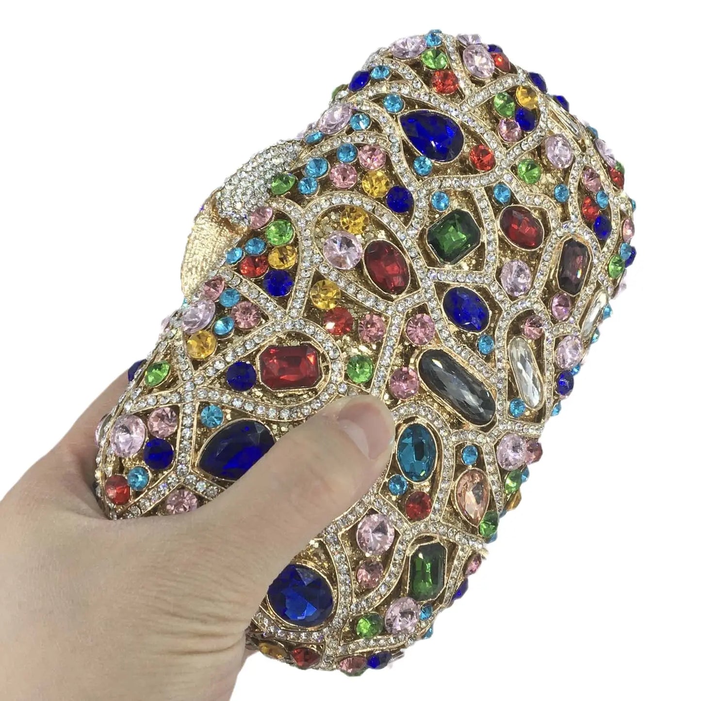 Women Crystal Evening Clutch Purse | Luxury Wedding & Gala Dinner Handbag