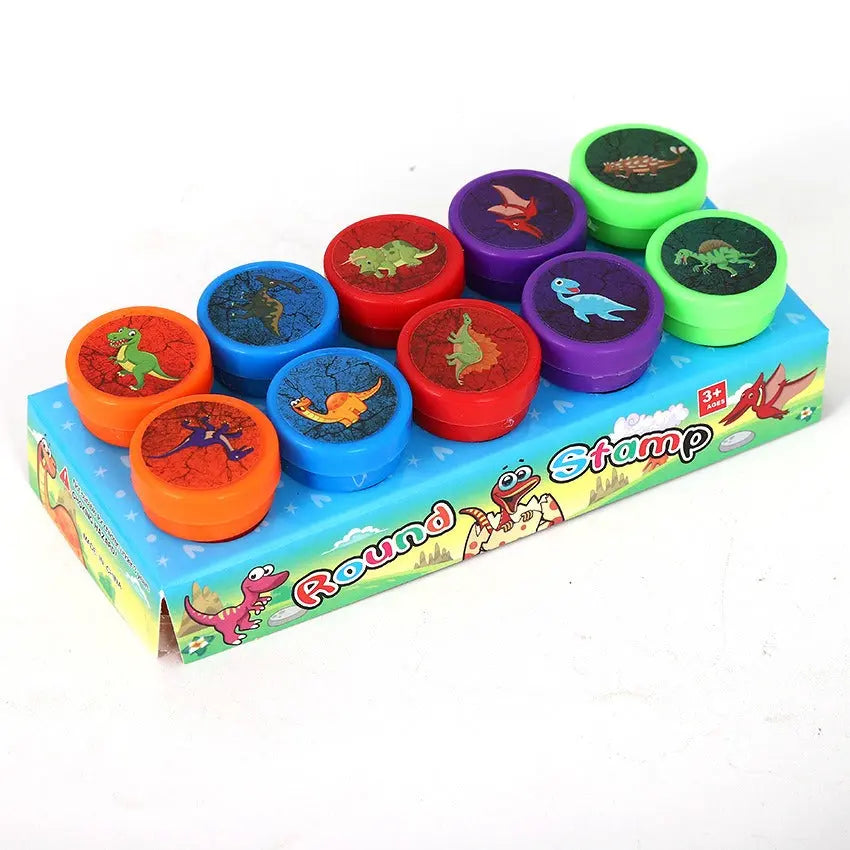 Kids Puzzle Stamp Set – Quick Drying Round Toy Seals for Creative Play EPR