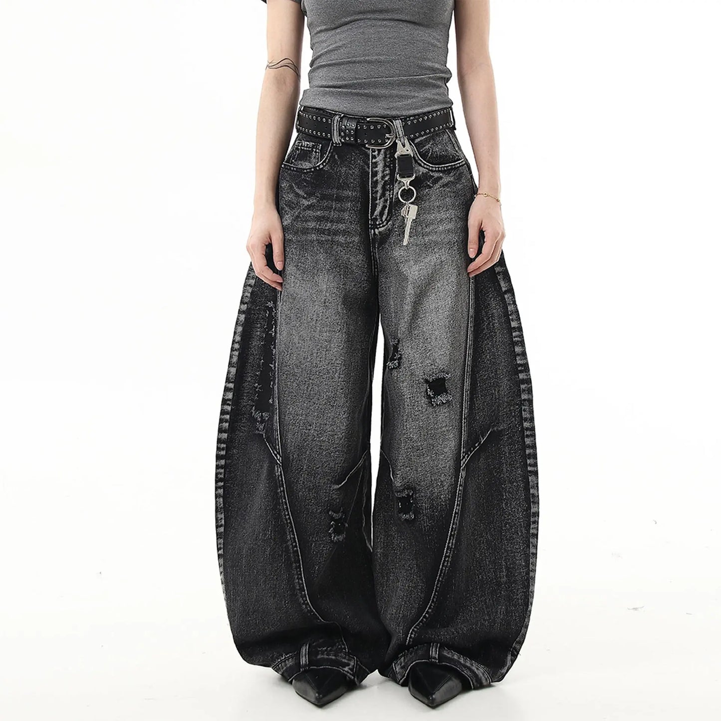 Men’s Black Denim Pants – Casual Cotton Jeans for Summer Wear (S–3XL) EPR