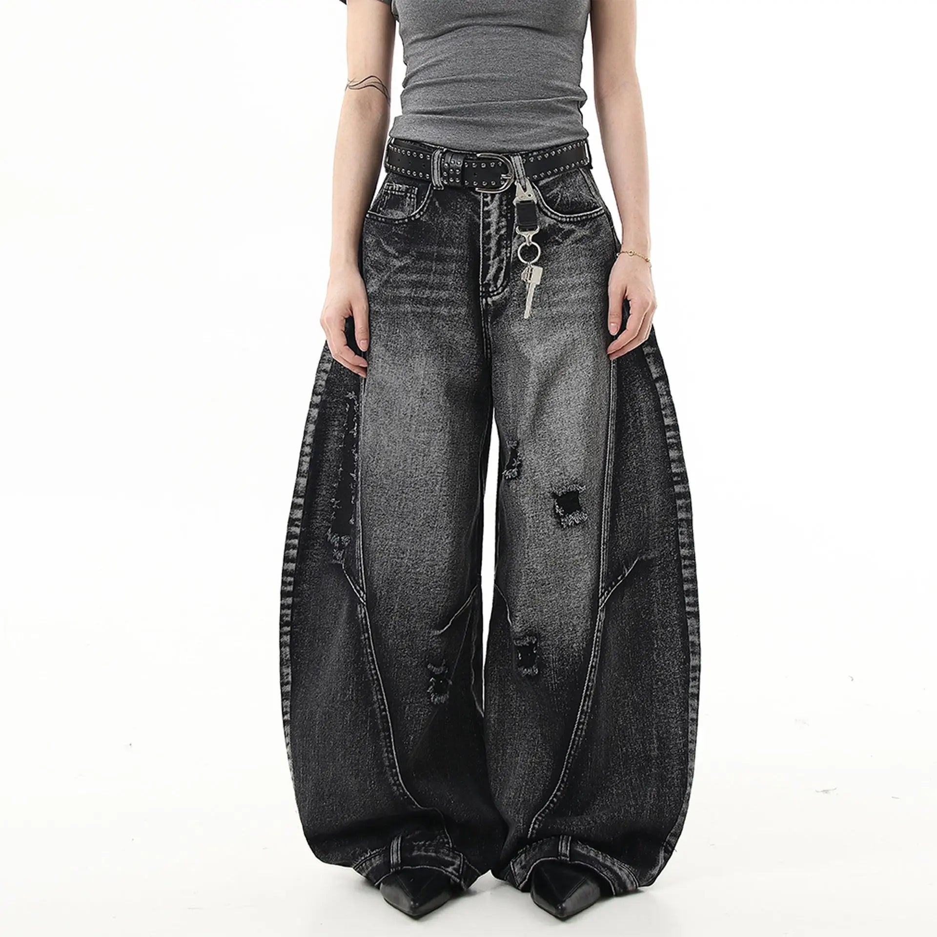 Men’s Black Denim Pants – Casual Cotton Jeans for Summer Wear (S–3XL) EPR