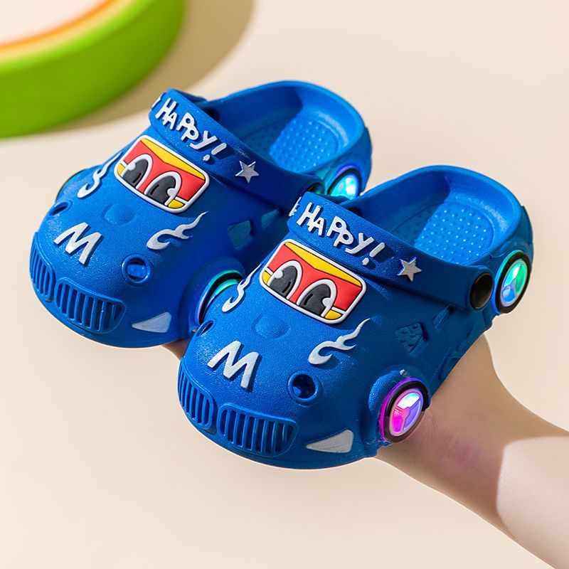 Kids Glow in the Dark Slippers | Soft Non-Slip Summer Indoor PVC Sandals - EverCharm Gifts