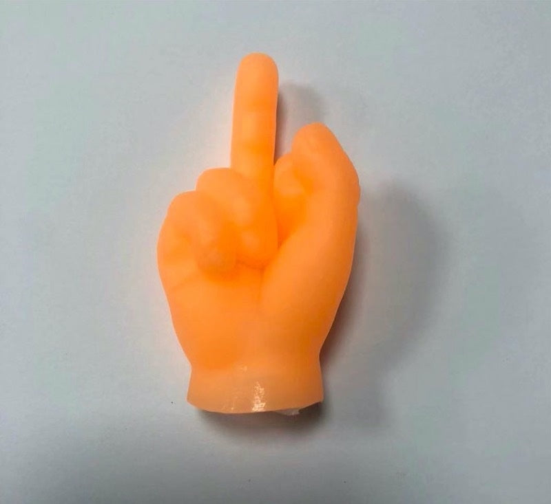 Funny Interactive Mini Hand Toys | Soft PVC Hand Gesture Toys - EverCharm Gifts