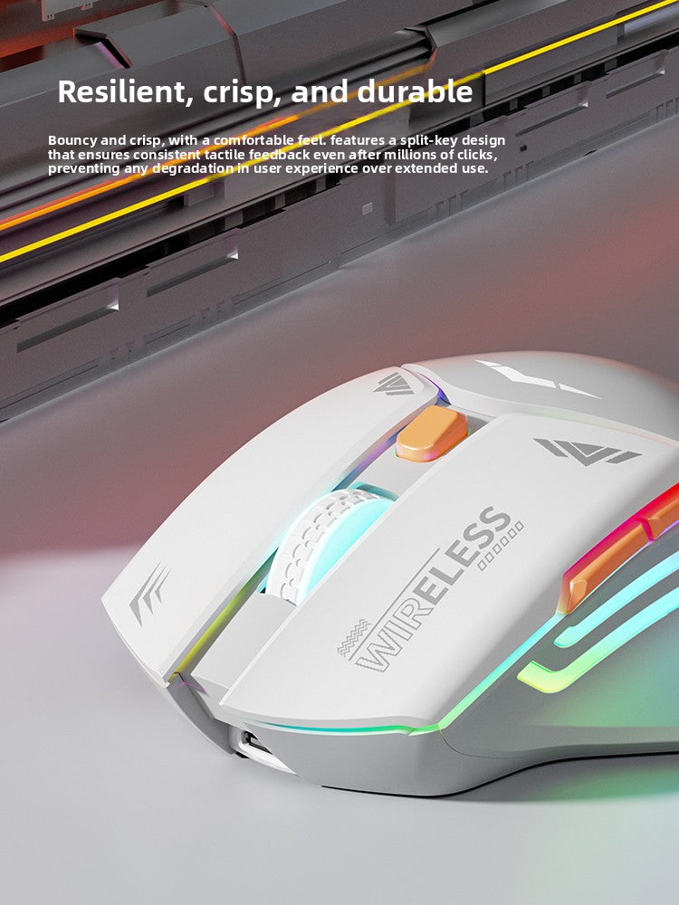 Dual Mode Wireless Gaming Mouse | Bluetooth & 2.4GHz Rechargeable Bluetooth Mouse - EverCharm Gifts