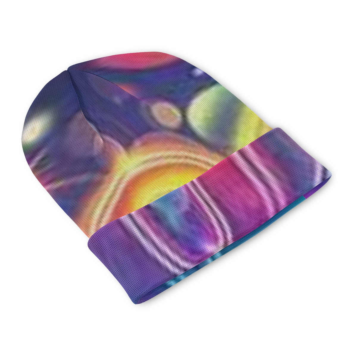 New Year’s All-Over Print Knitted Hat – Festive Winter Beanie Cap | Cozy Holiday Knit Hat for Men & Yoycol