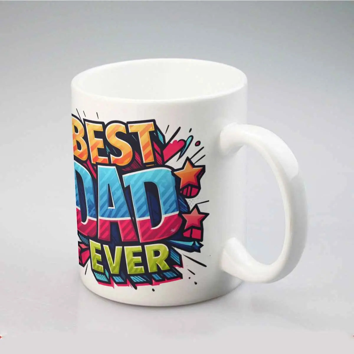 Custom Father’s Day Mug – Personalized 11oz Ceramic Coffee Cup Gift for Dad
