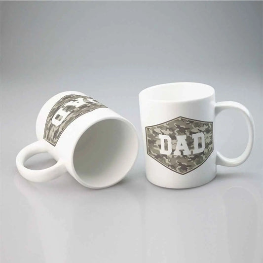 Custom Father’s Day Mug – Personalized 11oz Ceramic Coffee Cup Gift for Dad