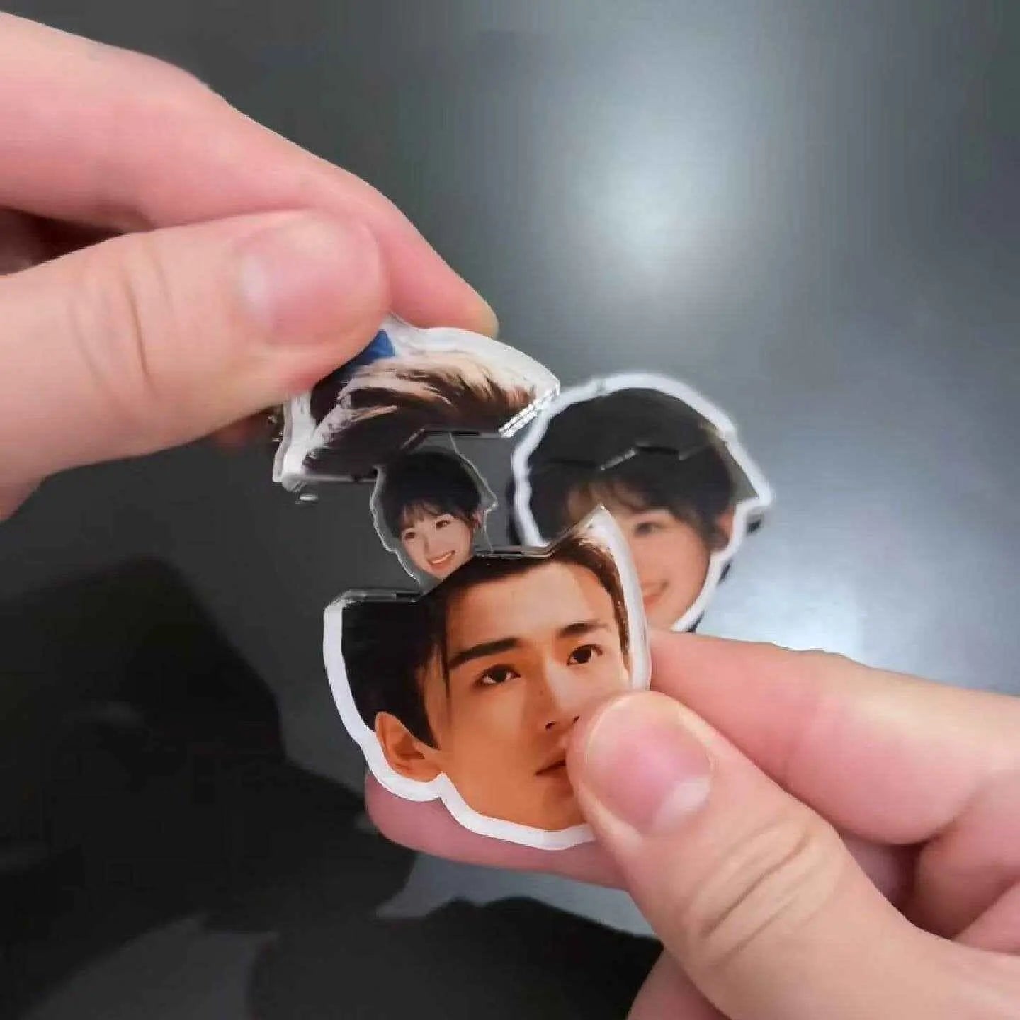 Acrylic Pull-Out Keychain Pendant- Celebrity Fan Merch Charm | Backpack & Gift Accessory