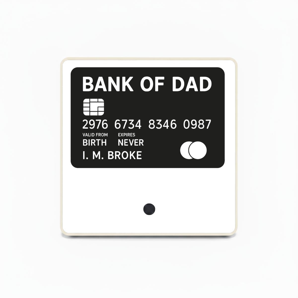 Father’s Day Custom Music Fridge Magnet | Custom Magnetic Photo & Audio Gift - EverCharm Gifts