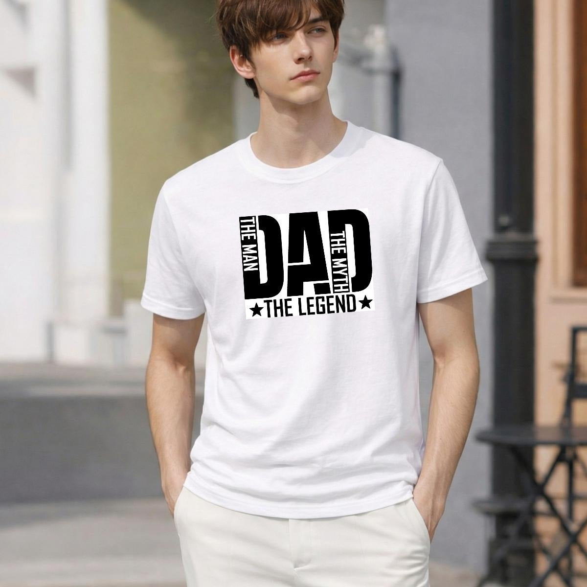Father’s Day Printed Men’s T-Shirt | Premium Cotton T-Shirt USA Printed Gifts For Dad - EverCharm Gifts