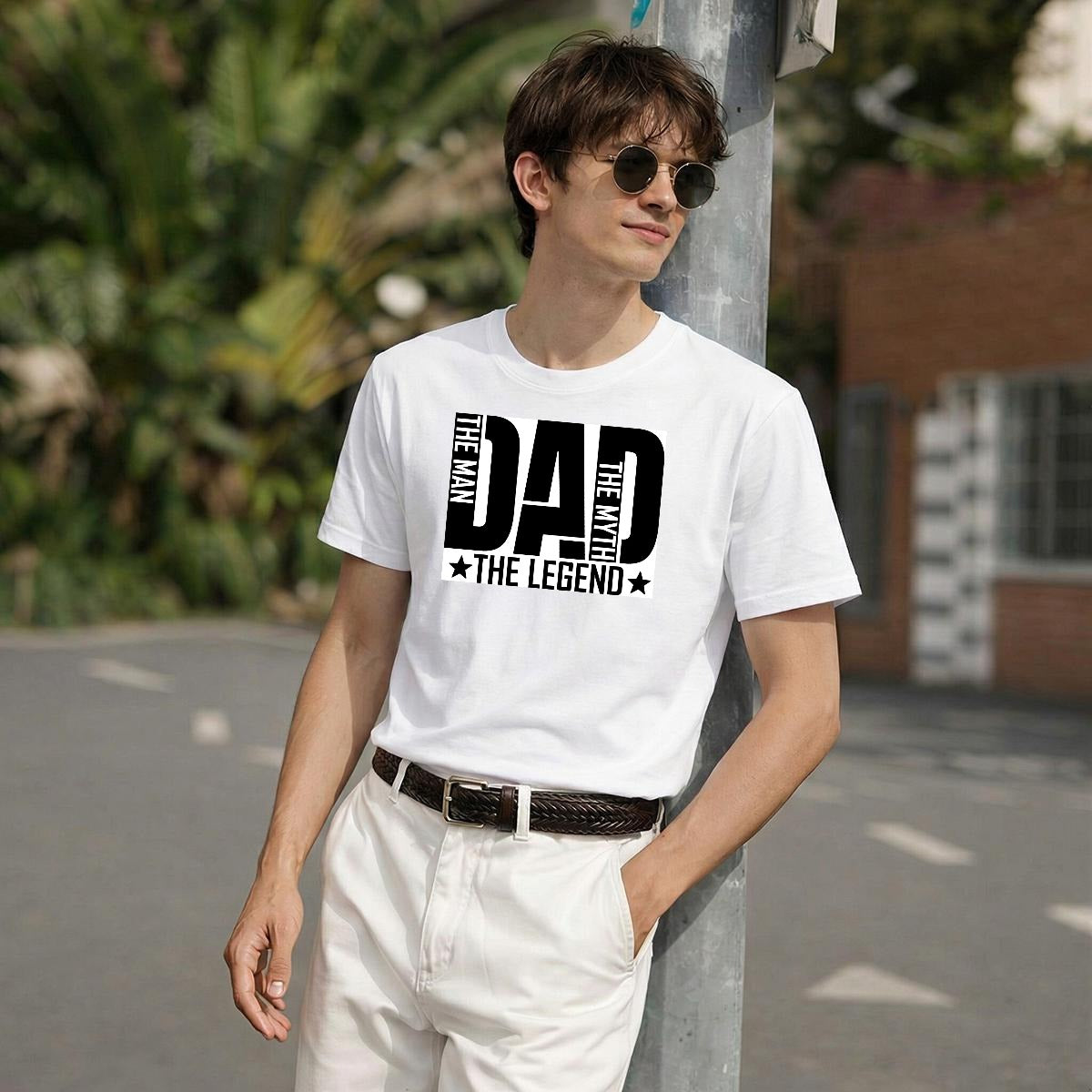 Father’s Day Printed Men’s T-Shirt | Premium Cotton T-Shirt USA Printed Gifts For Dad - EverCharm Gifts