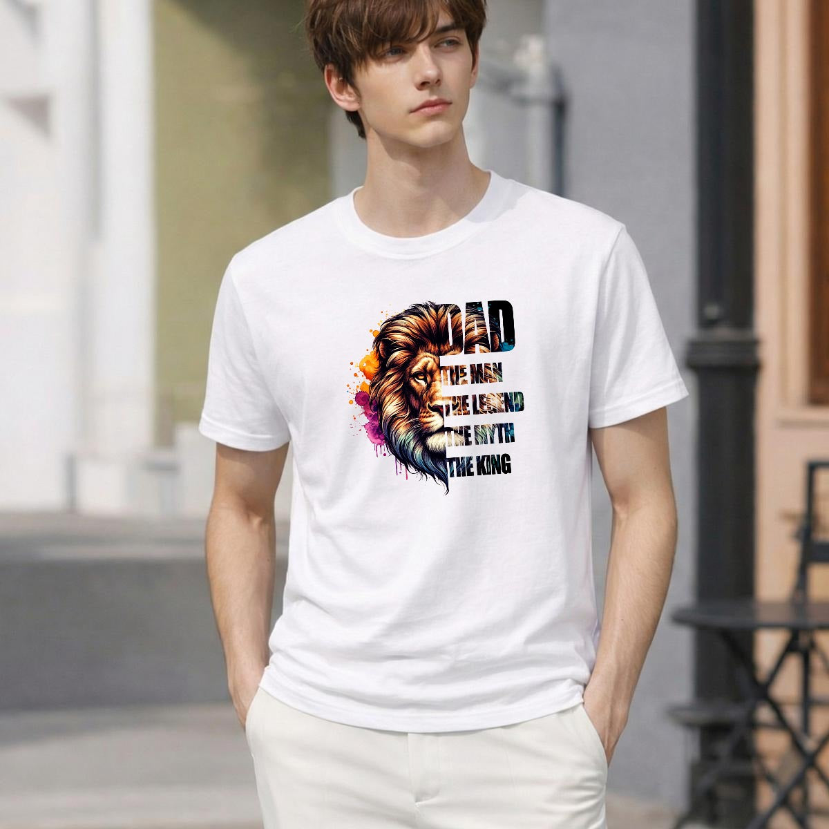 Father’s Day Printed Men’s T-Shirt | Premium USA Printed Cotton Graphic Tee - EverCharm Gifts
