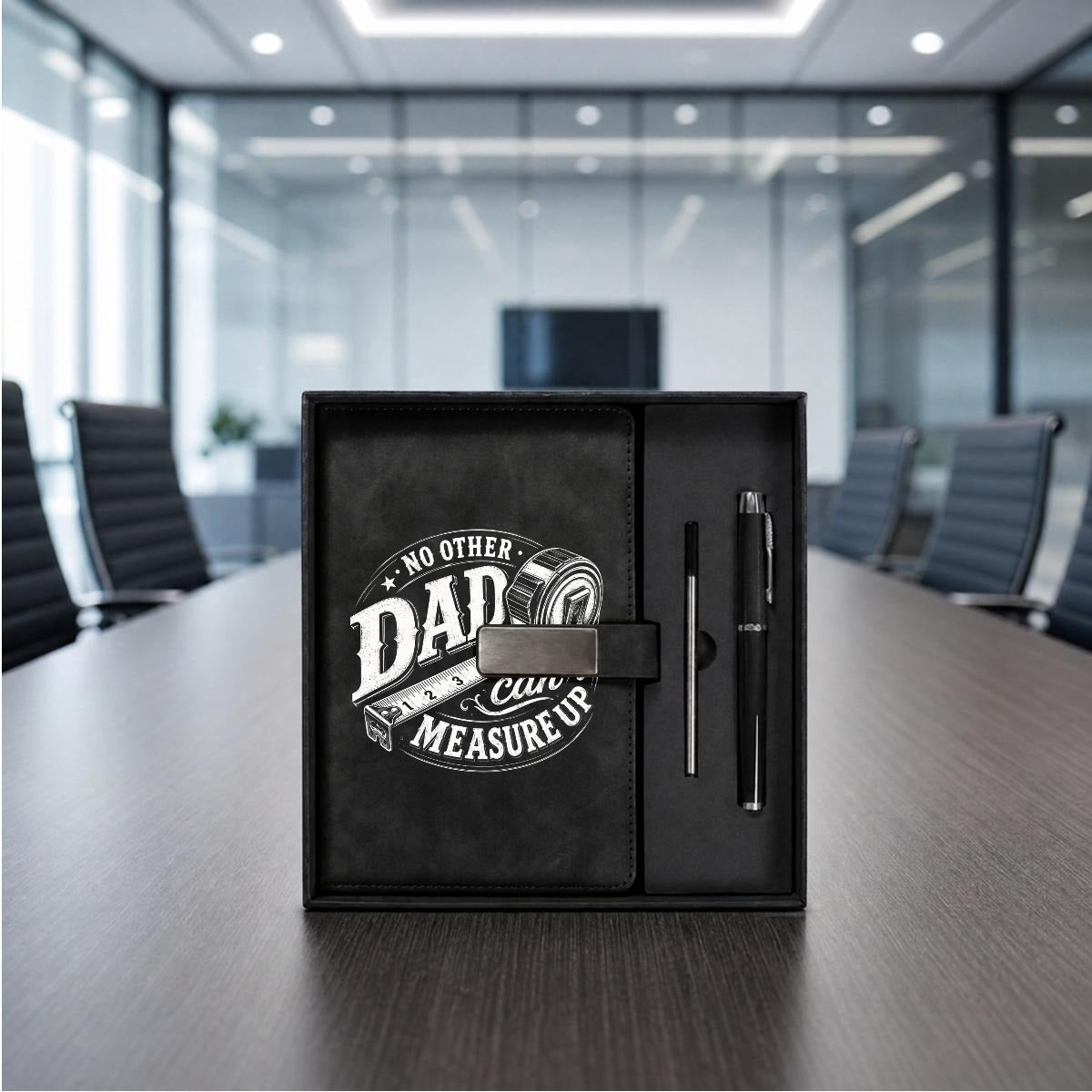 Father's Day Notebook Gift Set with Metal Pen | Personalized Premium Writing Gift Set - EverCharm Gifts