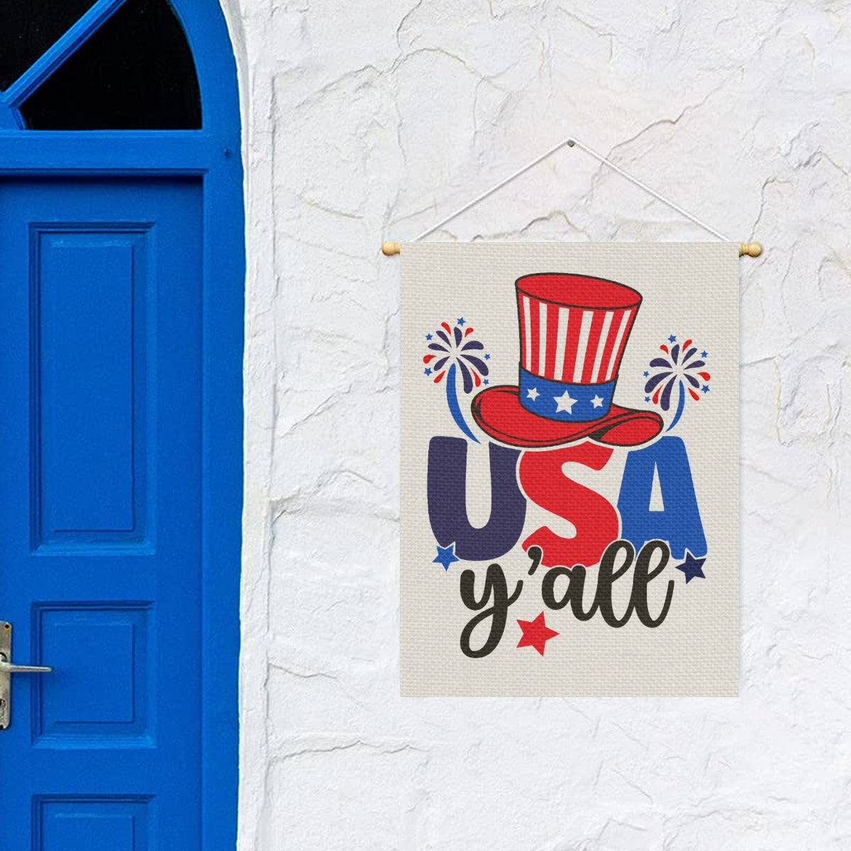 July 4th All-Over Print Garden Flag | July 4th Yard Decor - EverCharm Gifts