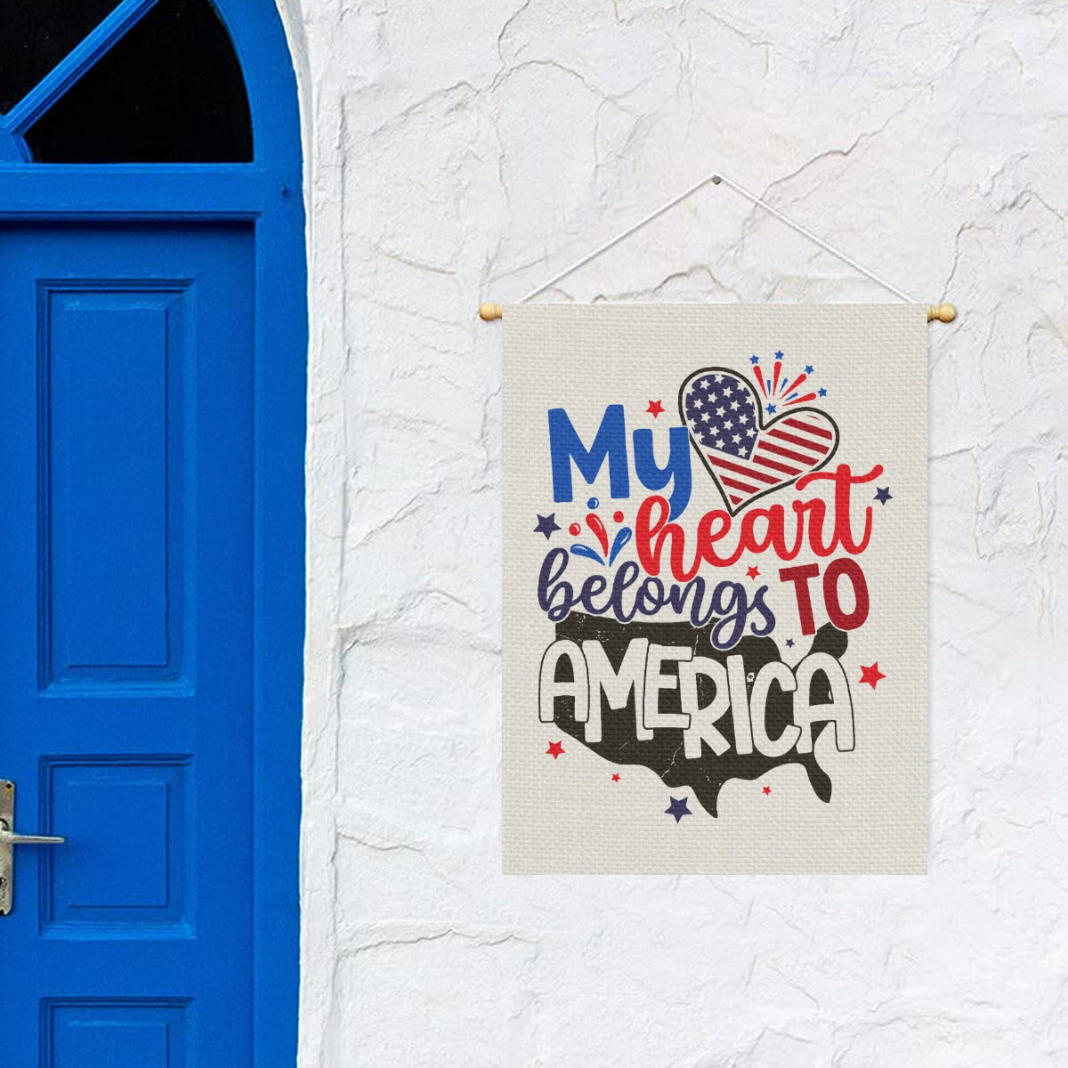 Patriotic Garden Flag | Patriotic Outdoor Independence Day Yard Decor - EverCharm Gifts