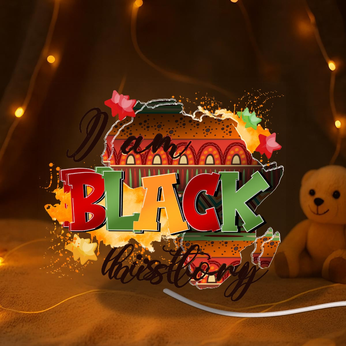Juneteenth Custom LED Light Box - EverCharm Gifts