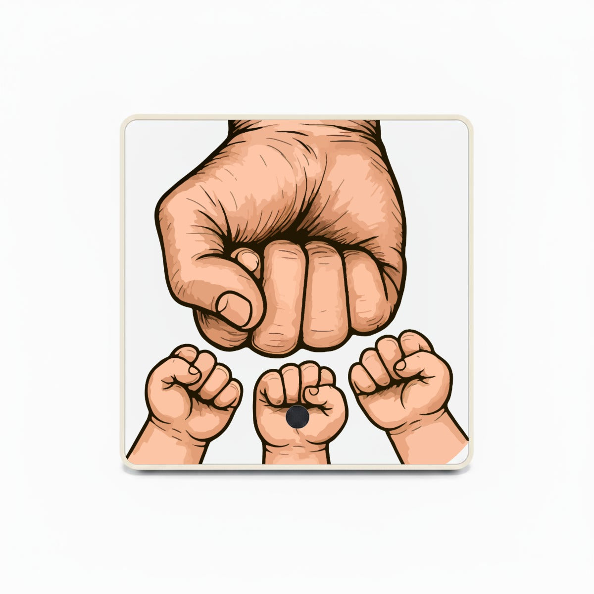 Father’s Day Personalized Music Fridge Magnet | Custom Magnetic Photo & Audio Gift - EverCharm Gifts