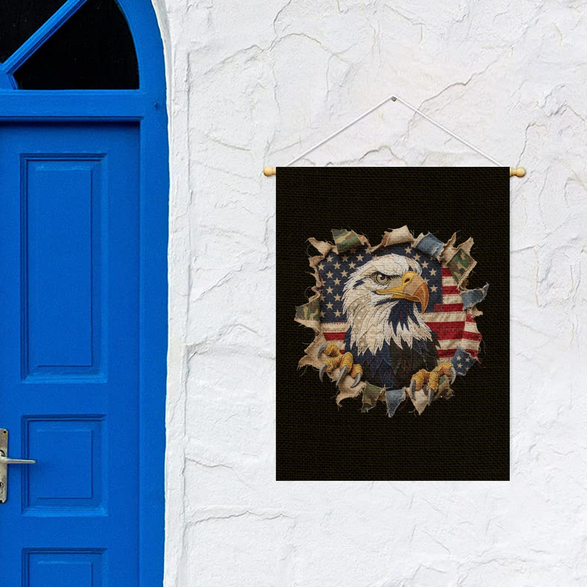 July 4th All-Over Print Garden Flag | Patriotic Outdoor Independence Day Garden Flag - EverCharm Gifts
