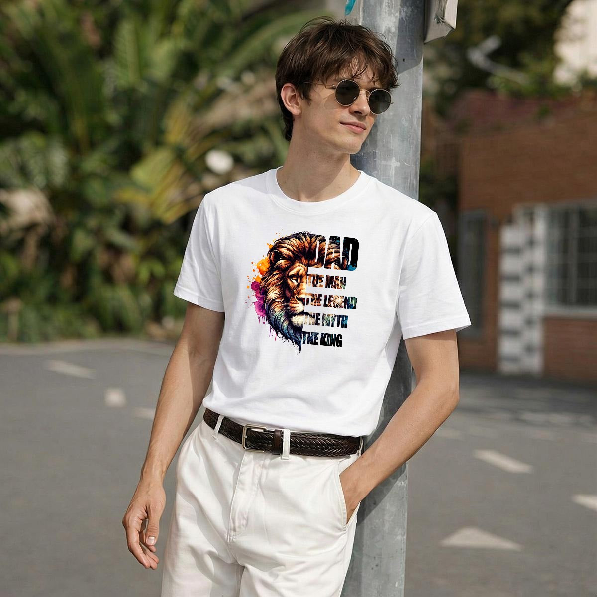 Father’s Day Printed Men’s T-Shirt | Premium USA Printed Cotton Graphic Tee - EverCharm Gifts