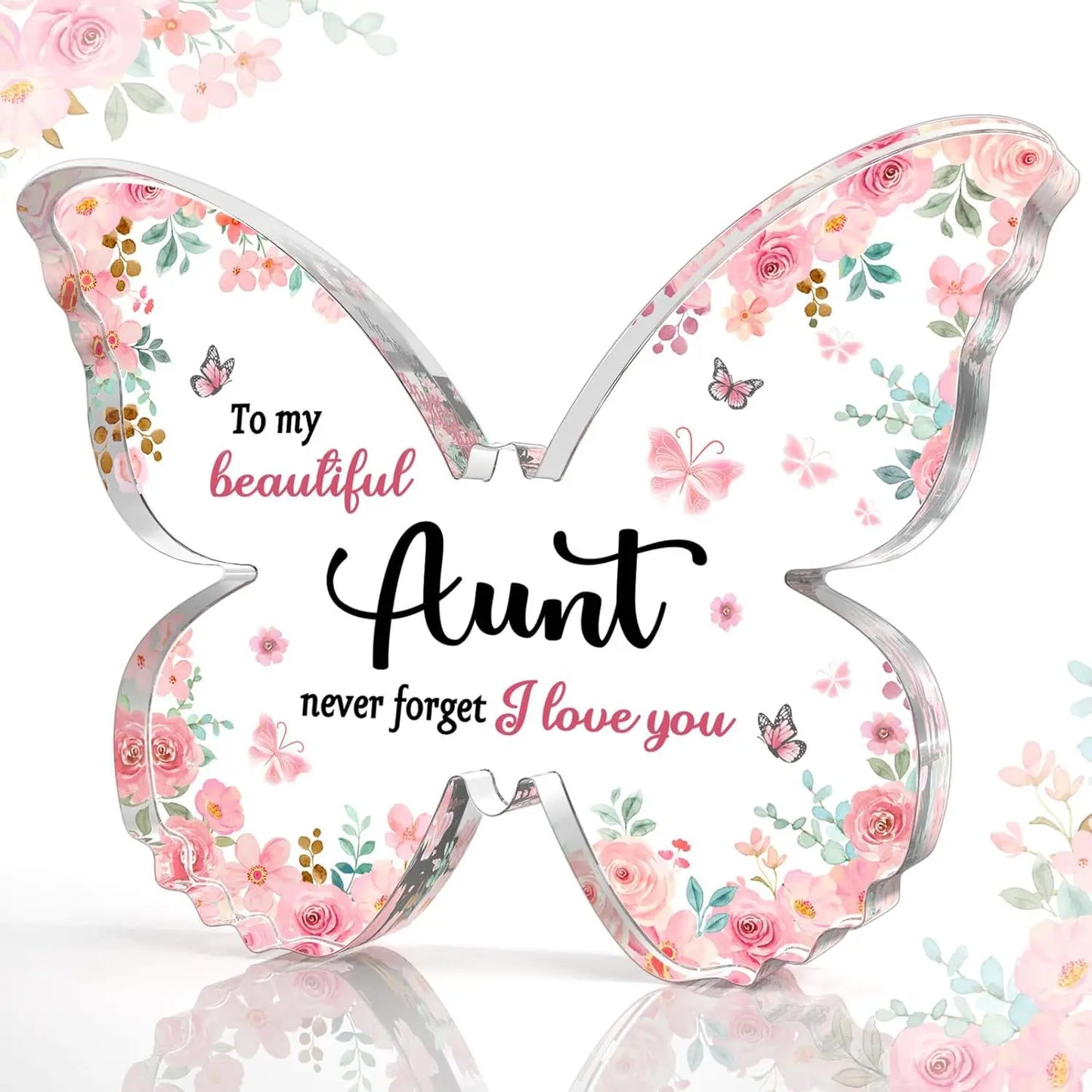 Butterfly Gift for Mom – Inspirational Acrylic Decor Mother’s Day Keepsake CJ