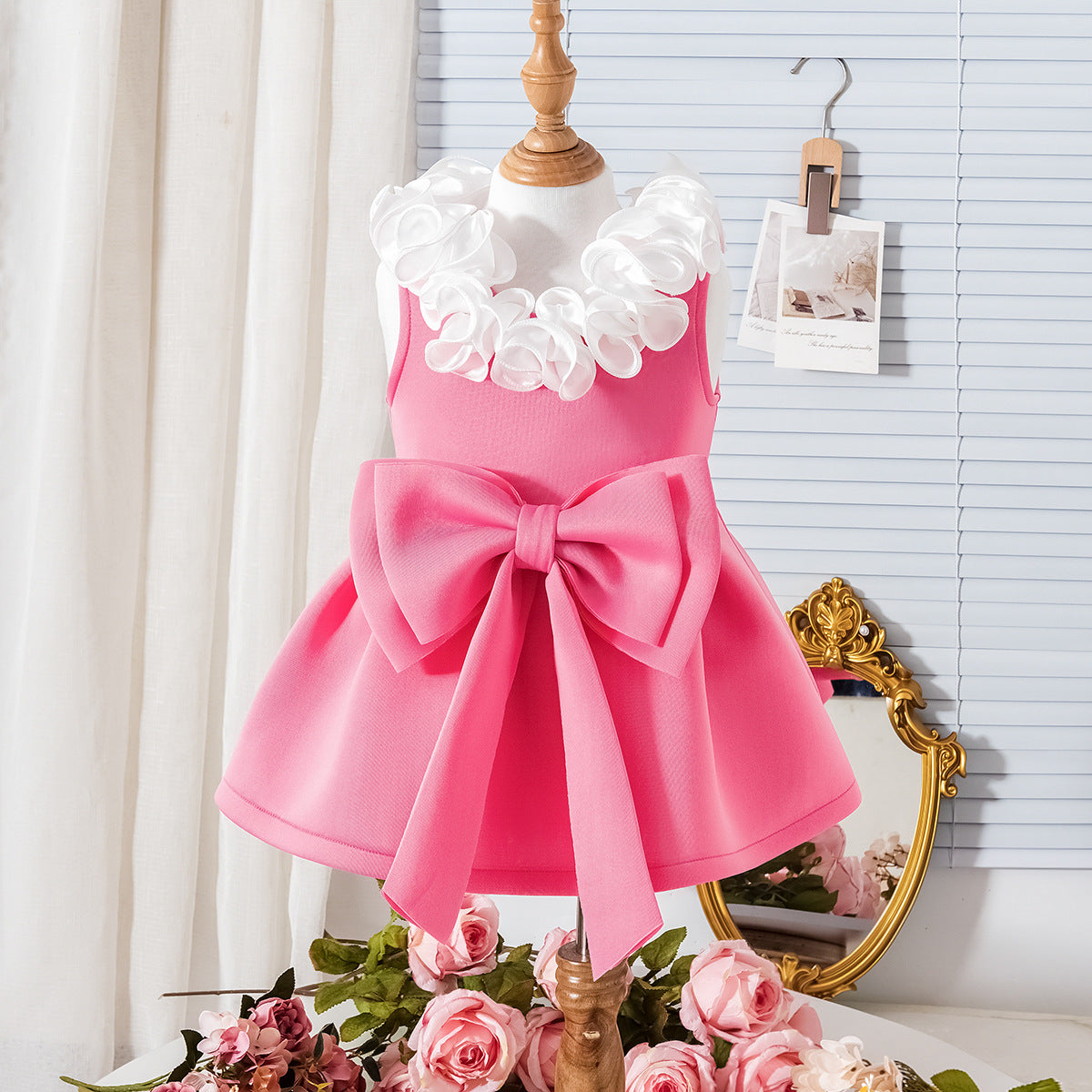 Girls Pink Cotton Short Sleeve Dress | Toddler Pink Summer Dress - EverCharm Gifts