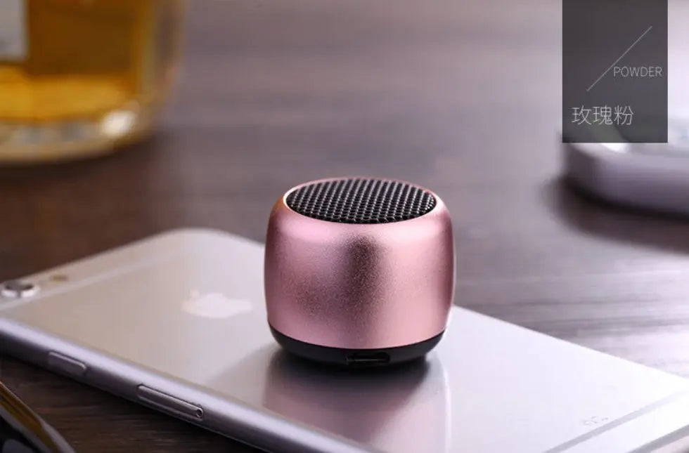 Mini Bluetooth Speaker – Portable Wireless Speaker with Lanyard | Compact USB Rechargeable Sound System CJ