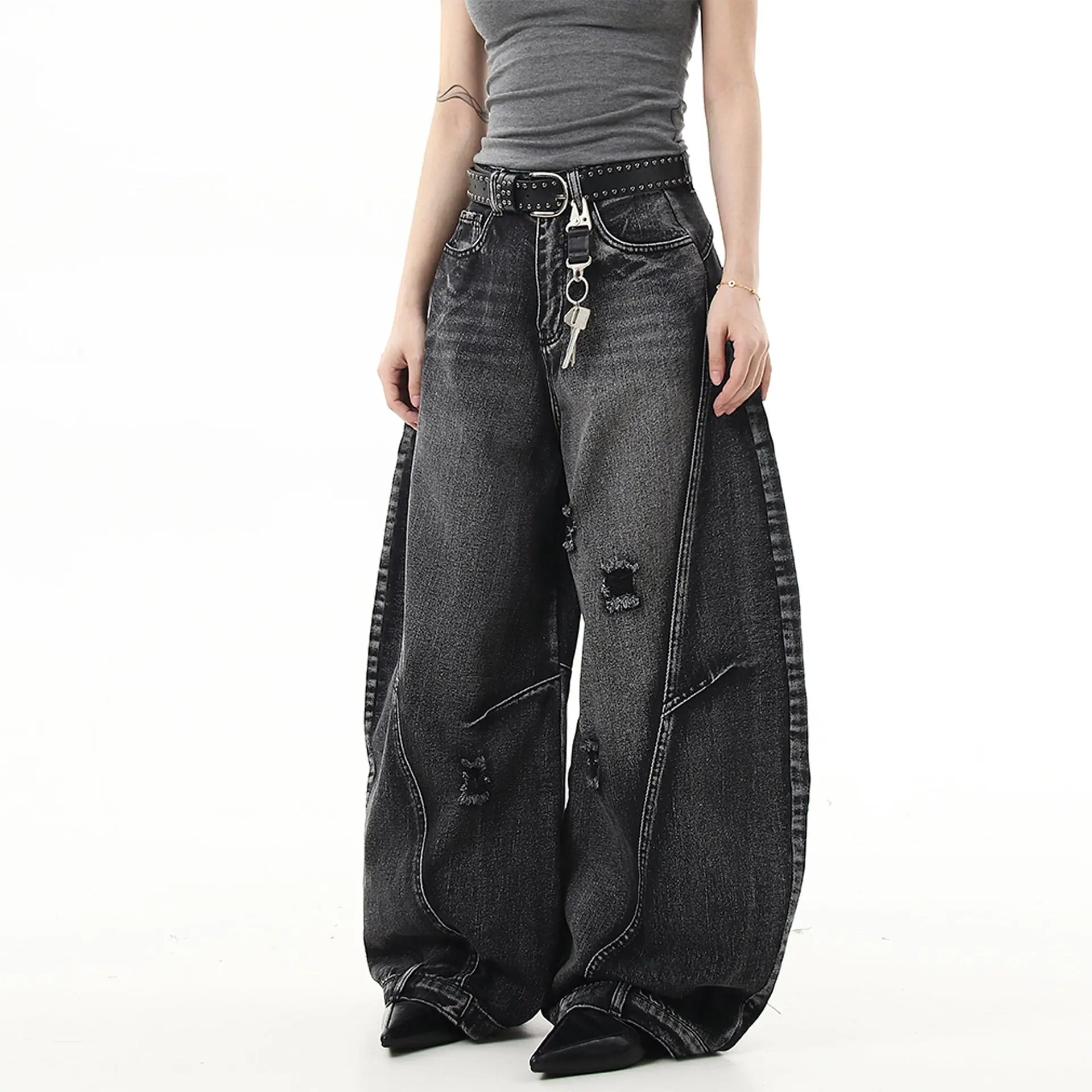 Men’s Black Denim Pants – Casual Cotton Jeans for Summer Wear (S–3XL) EPR
