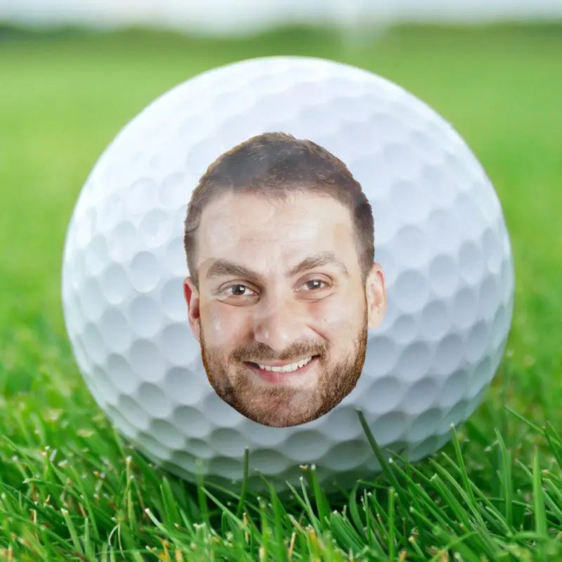 Personalized Golf Ball for Dad – Custom Photo “If Found Return To This Guy” Father’s Day Gift EPR