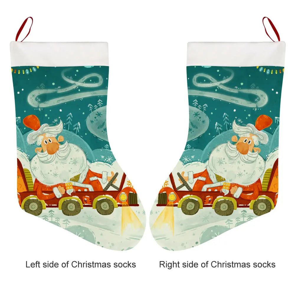 Christmas Stocking Sock – Plush Hanging Gift Bag for Holiday Decor EPR