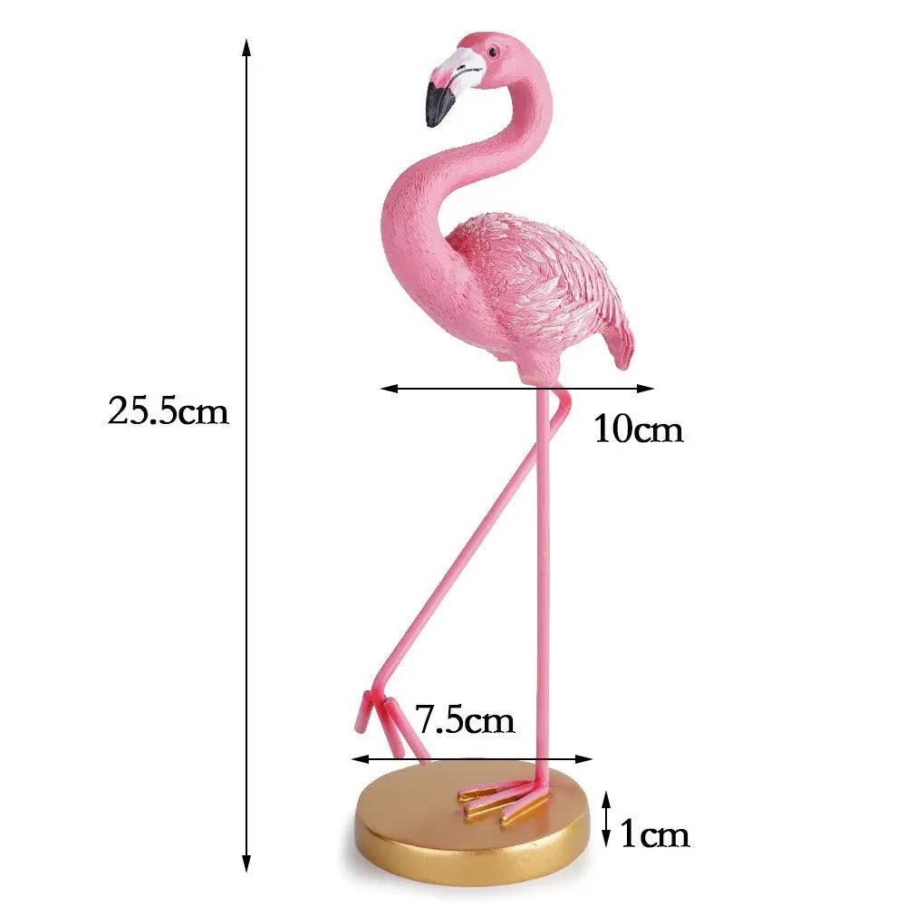 Minimalist Flamingo Resin Decor – Modern Home Accent Statue EPR