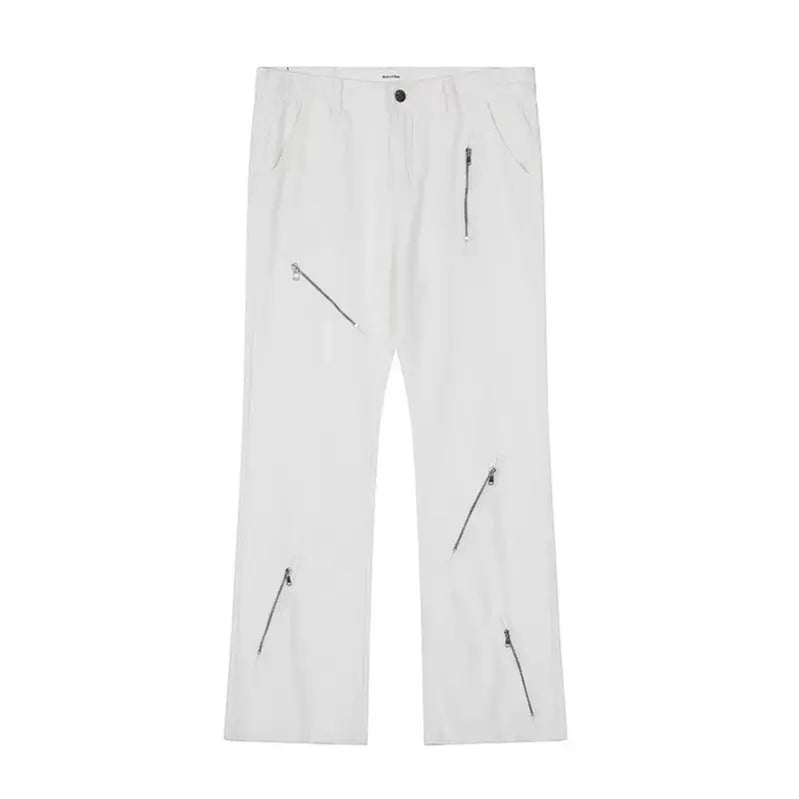 Men’s Slim Fit Straight Leg Pants – Casual Cotton Trousers | Wrinkle-Resistant Mid-Waist Fashion Pants EPR