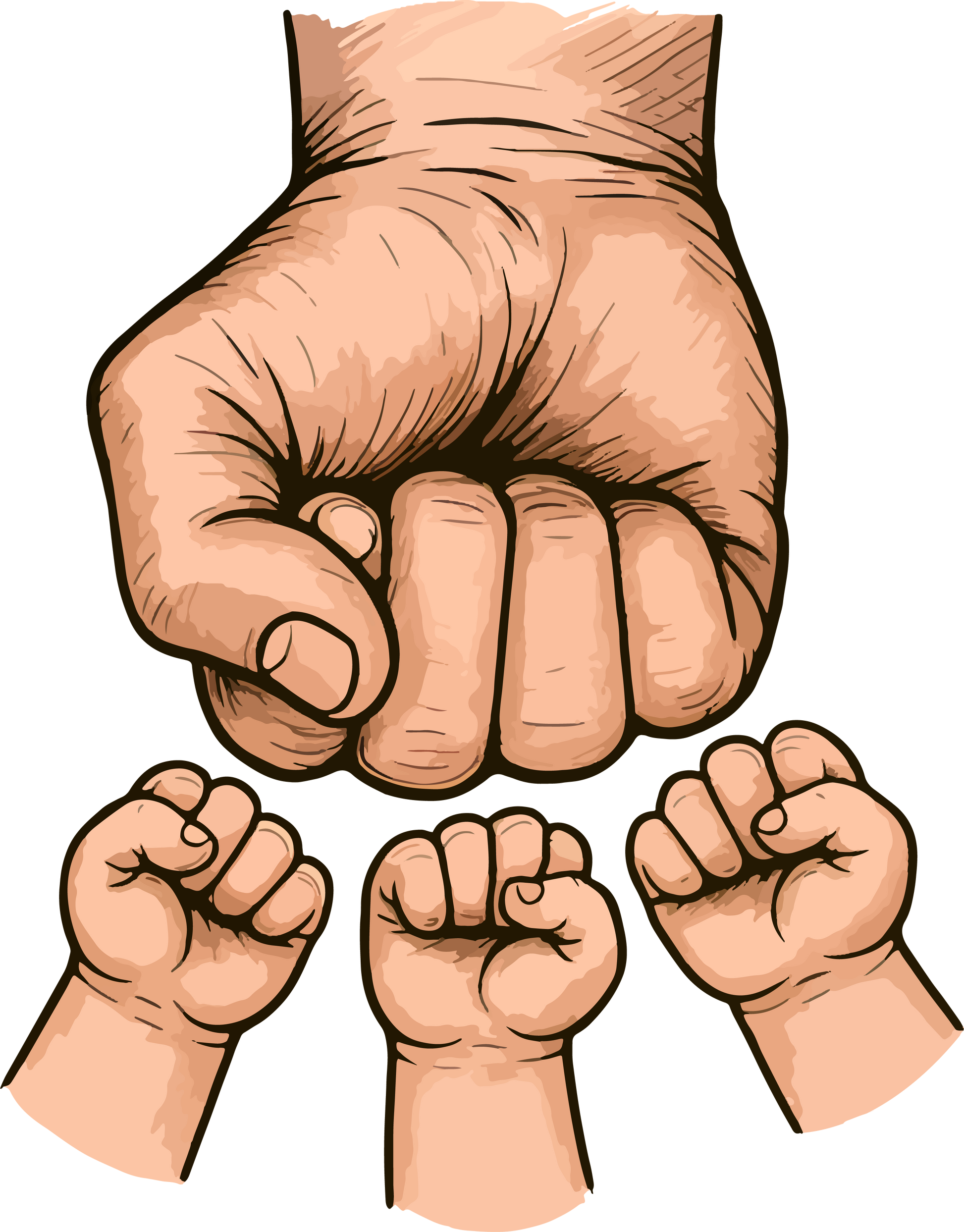 Father’s Day Fist Bump 1-8 Classic Graphic T-Shirt – Funny Dad T-shirt - EverCharm Gifts