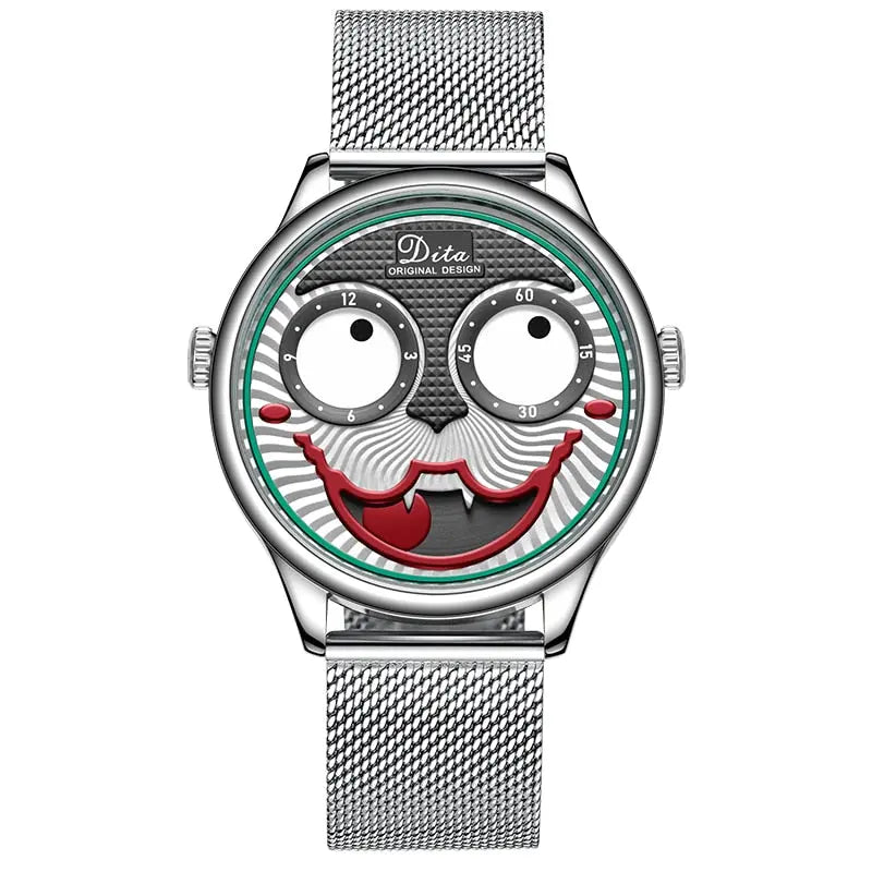 Men’s Joker Quartz Watch – Luxury Designer Leather Strap Fashion Watch EPR